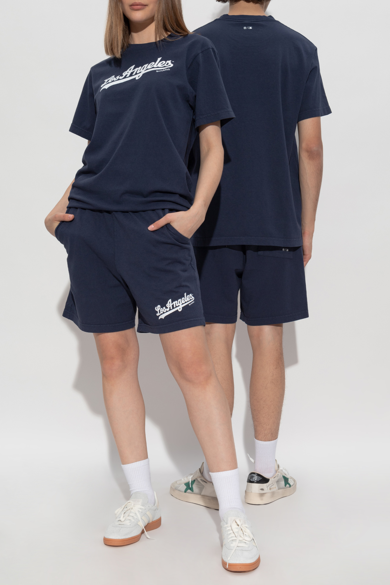 Sporty&Rich｜ (Dodgers T-Shirt - Dark Navy (TO043627667B DODGERSTSHIRTDARKNAVY_WHITE-2.